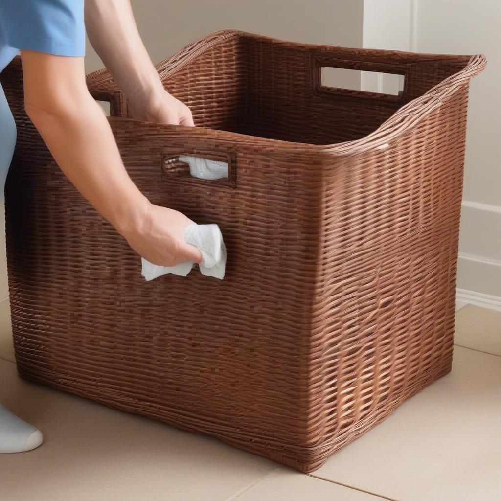 Easy Cleaning Tips for Your 11x11 Wicker Storage Bins