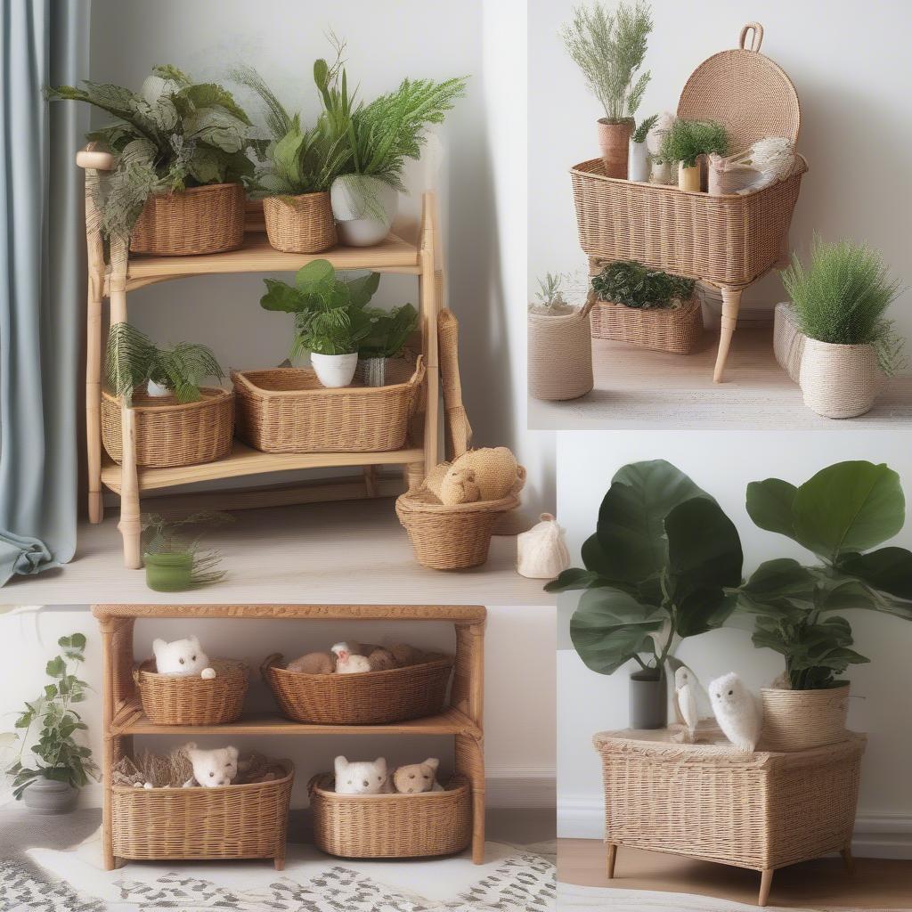 Creative Uses for 3 Tier Wicker Baskets