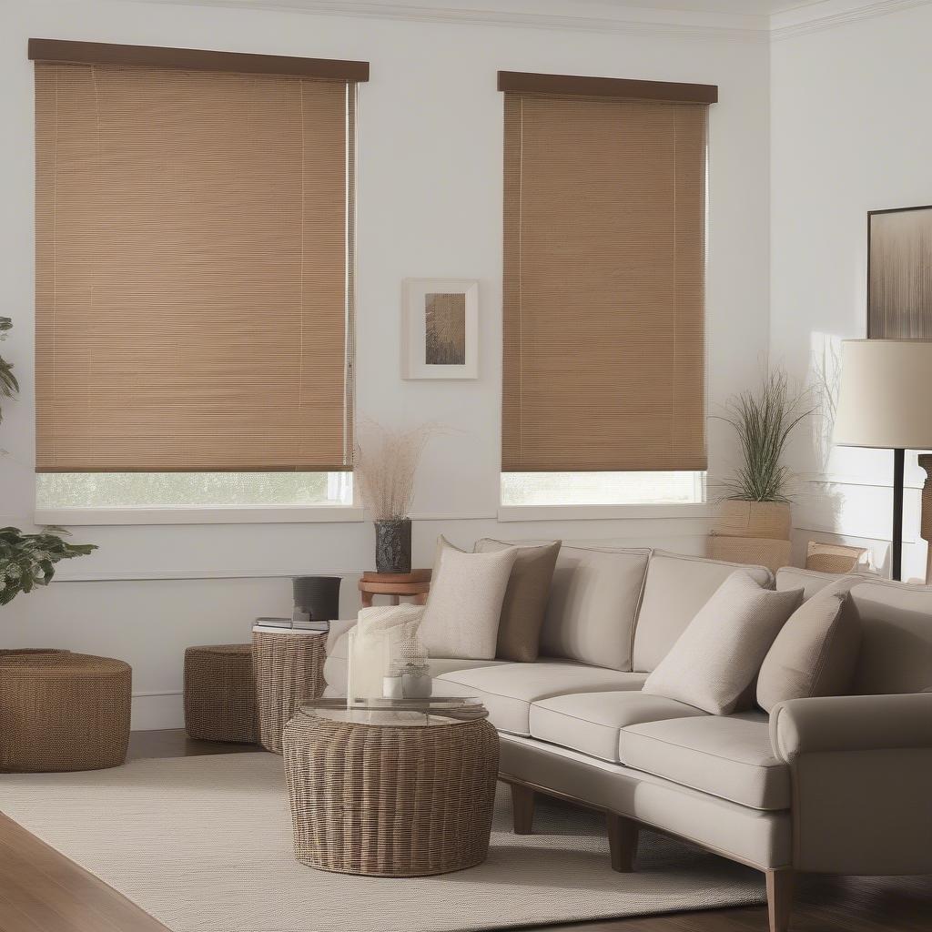 60 Inch Wicker Blinds: Light Control and Privacy Features