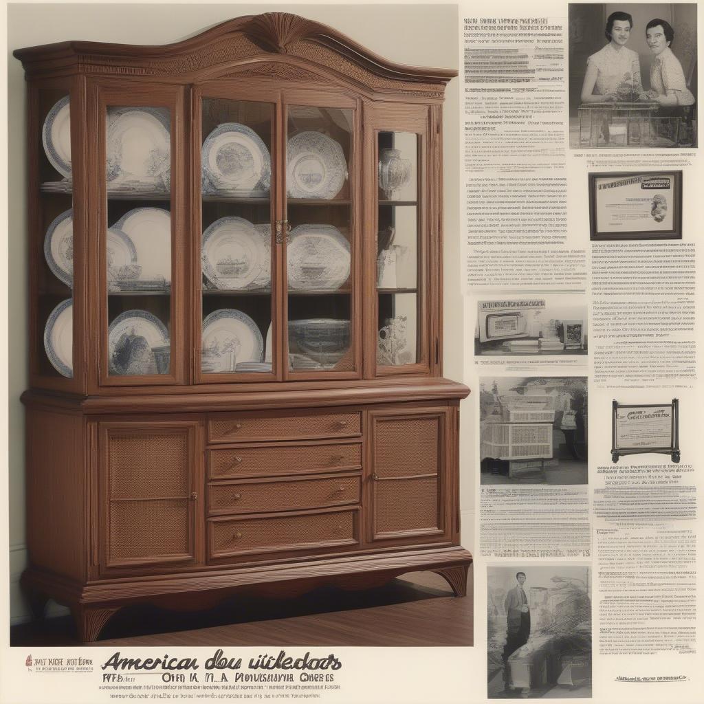 American Drew Wicker China Cabinet - A Historical Perspective