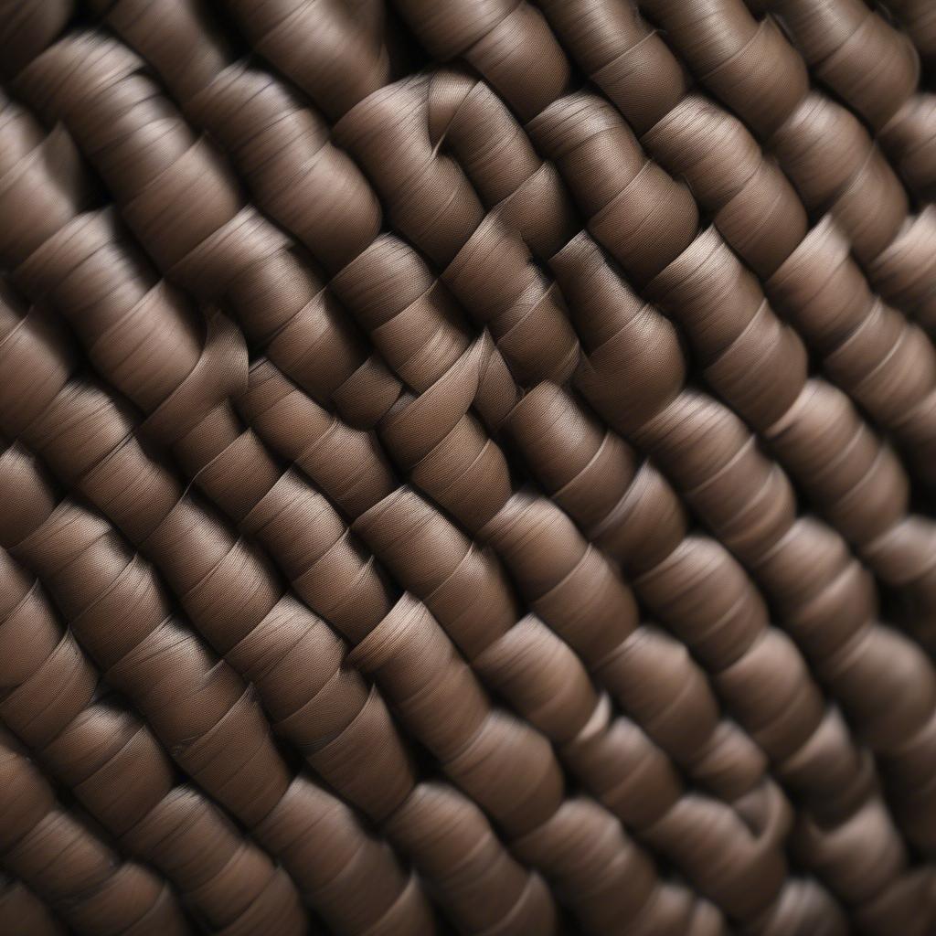 Intricate Weaving Patterns of Espresso Banana Leaf Wicker