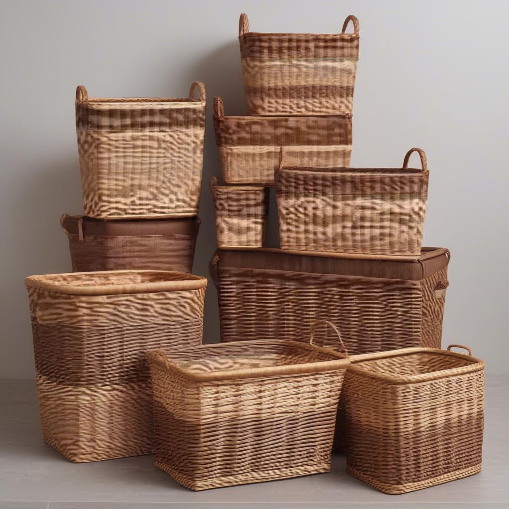 B&M Wicker Storage Basket Variety