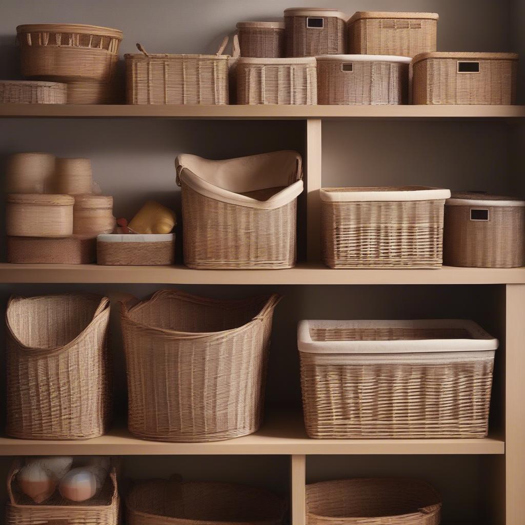 Wicker Storage Baskets at Canadian Tire