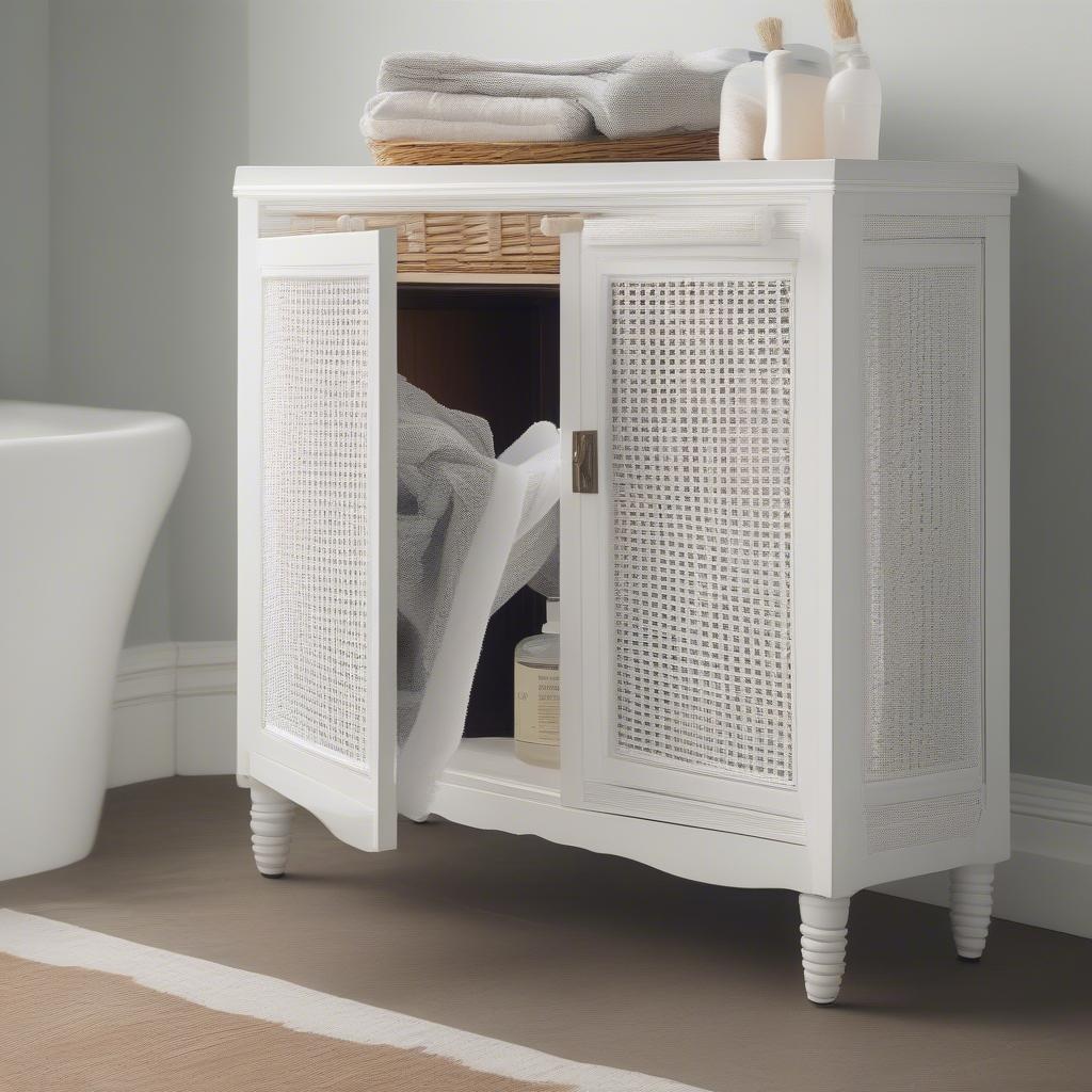 Cleaning and Maintaining Your White Wicker Cabinet