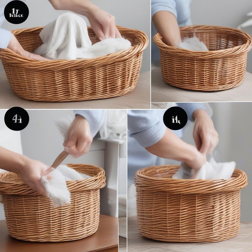 Cleaning and Maintaining Wicker Baskets