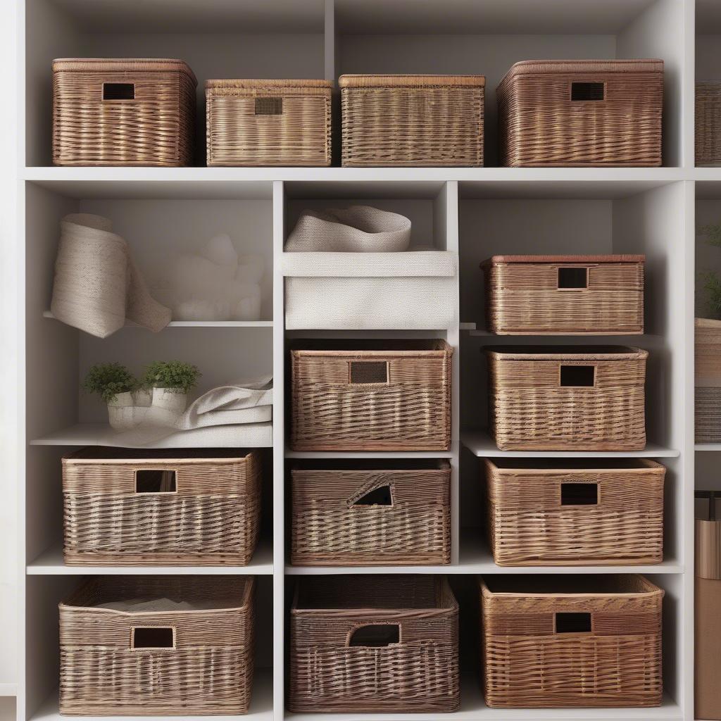 Affordable Wicker Storage Drawers in Various Styles and Sizes