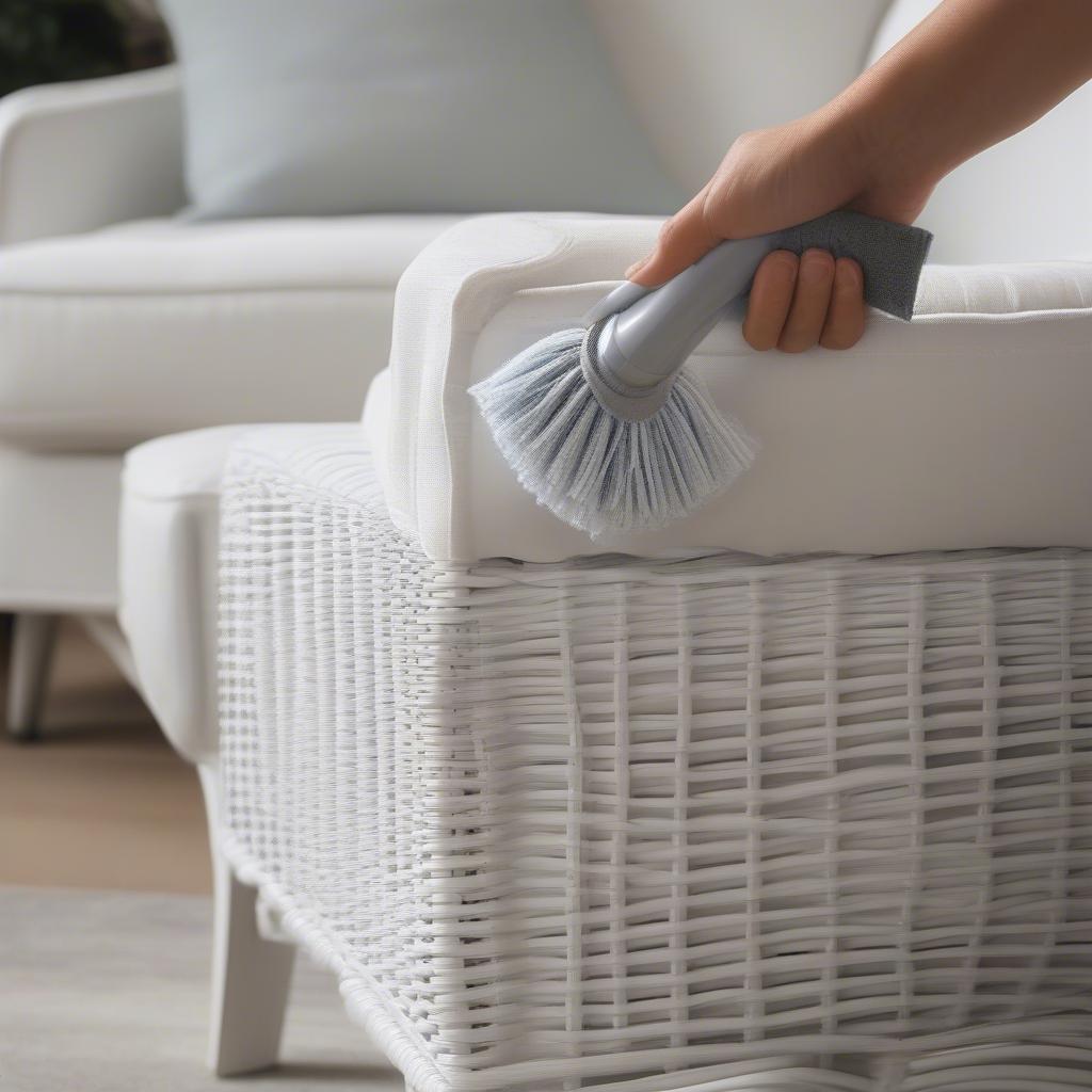 Cleaning and Maintaining White Wicker Furniture