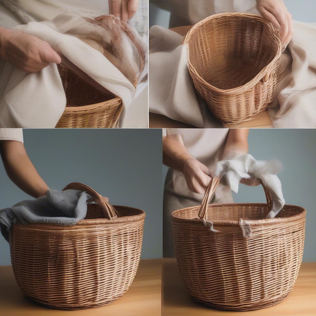 Cleaning and Maintaining Wicker Baskets