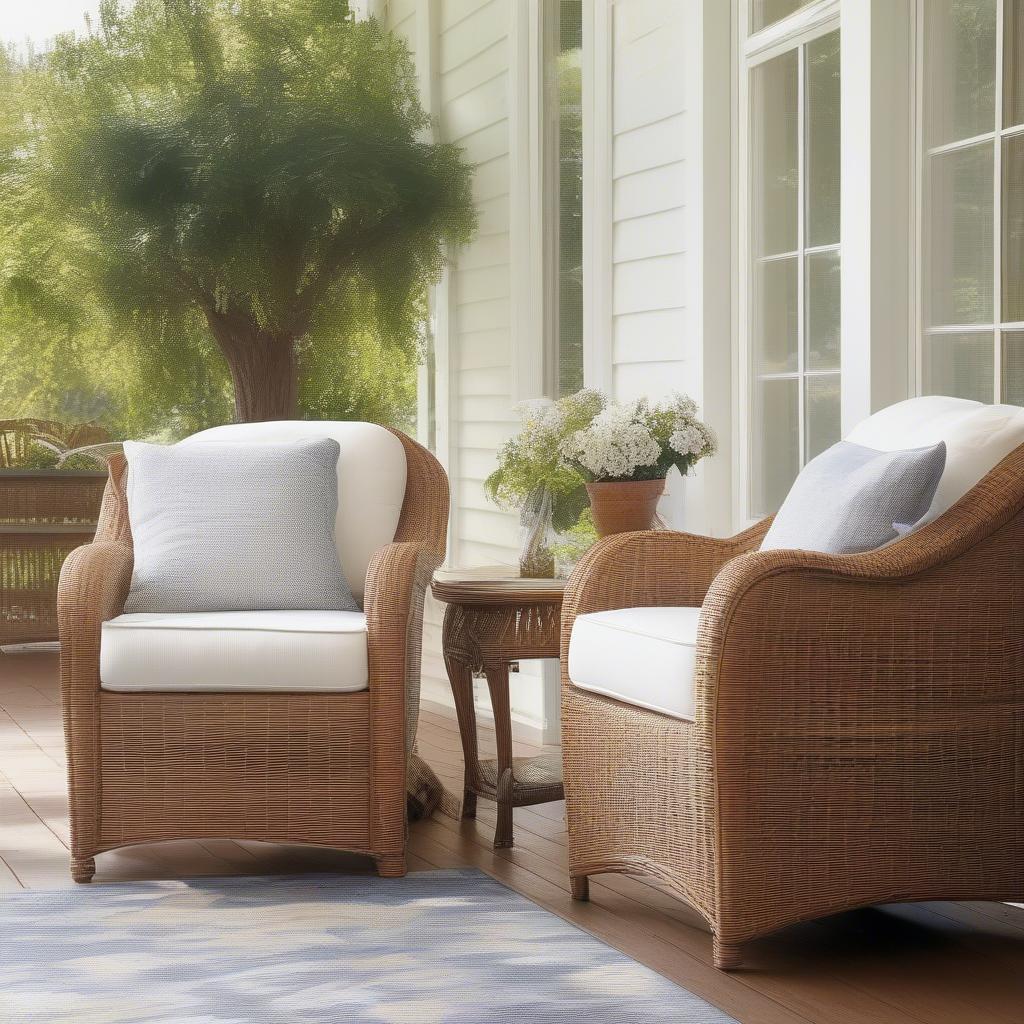 Cleaning and Maintaining Wicker Furniture