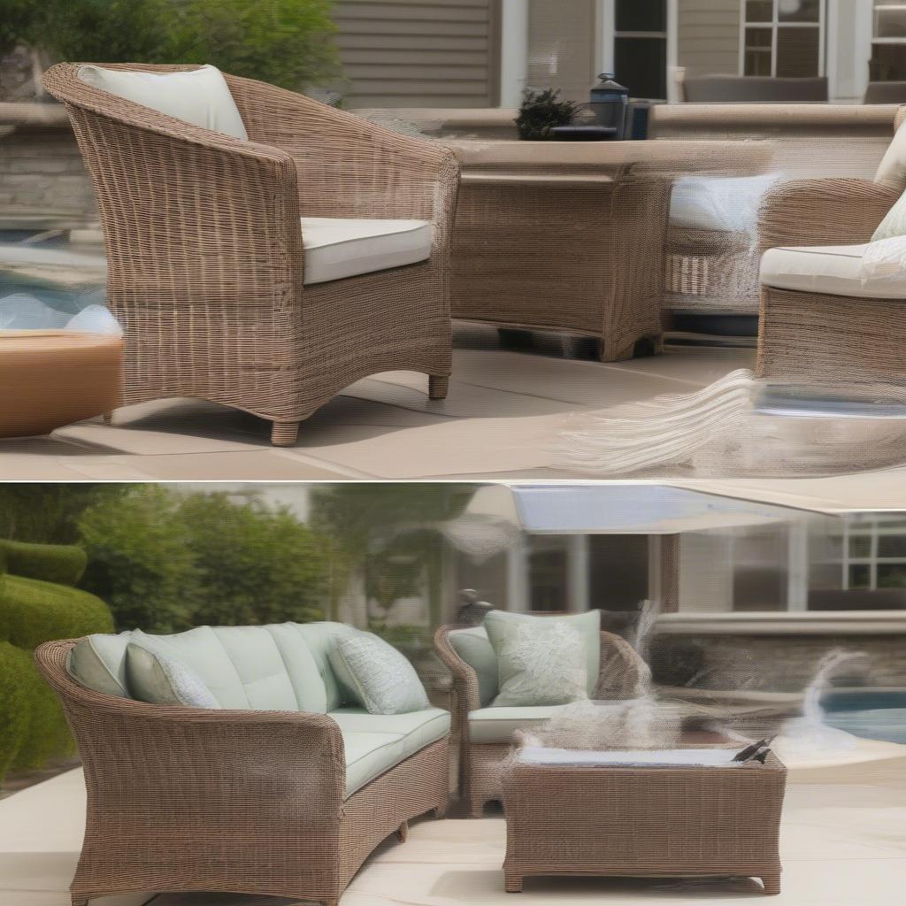 Cleaning and Maintaining Wicker Patio Furniture