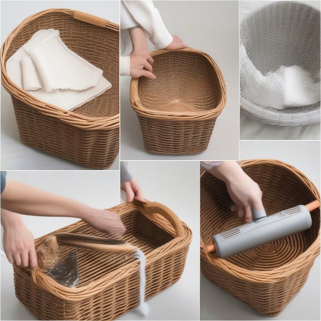 Cleaning and Maintaining Wicker and Rattan Baskets