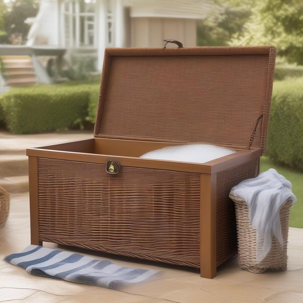 Cleaning and Maintaining a Wicker Storage Chest