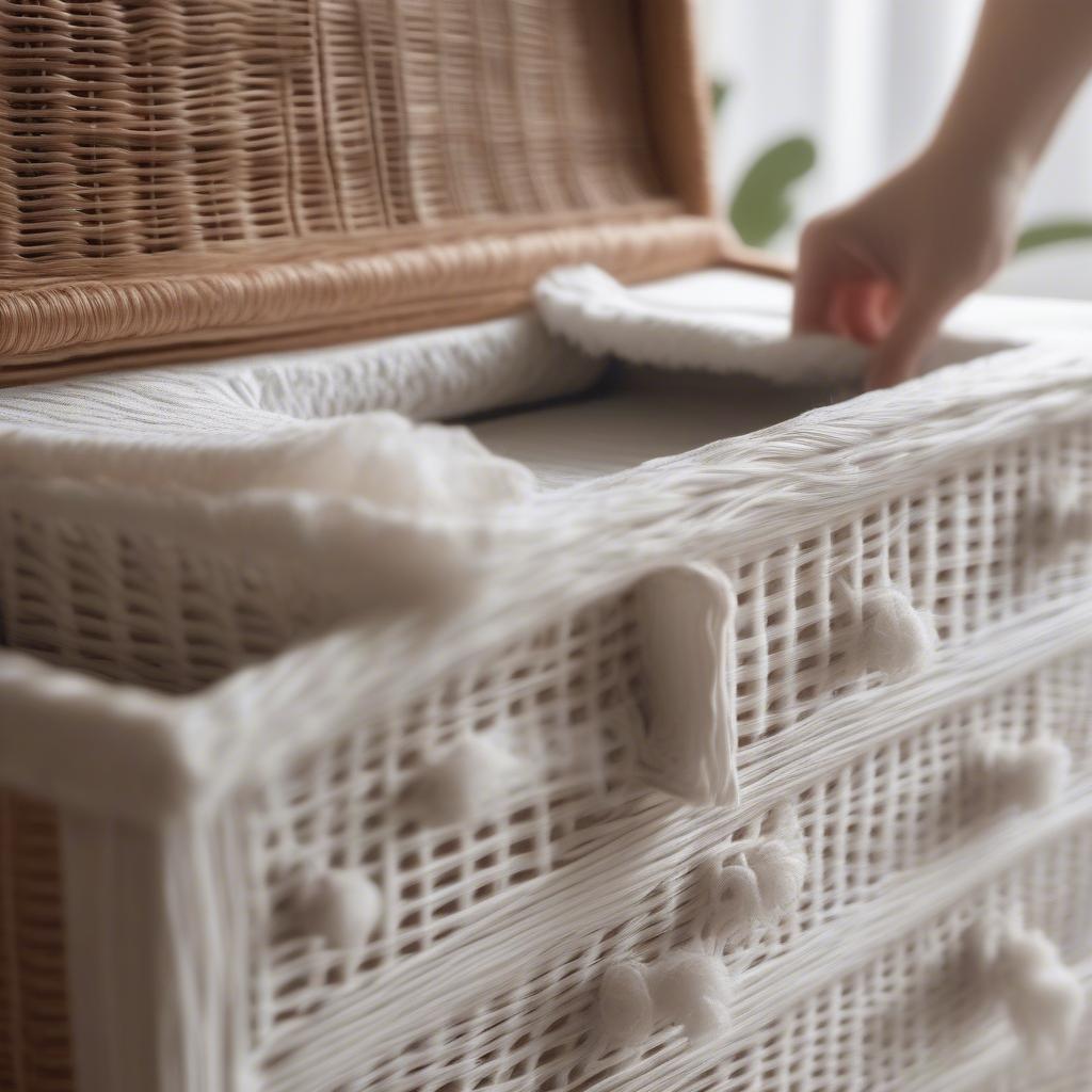 Cleaning White Wicker Furniture