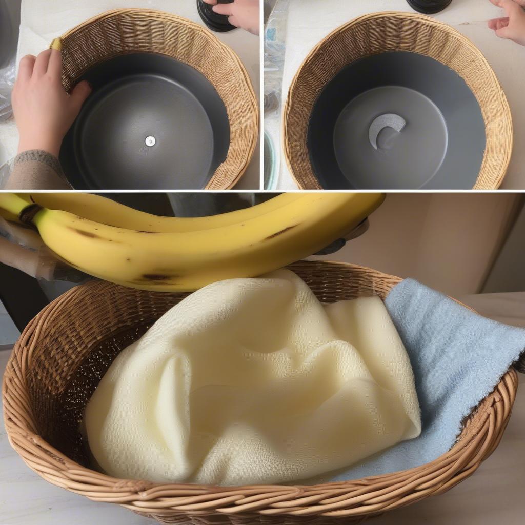 Cleaning a Wicker Banana Holder