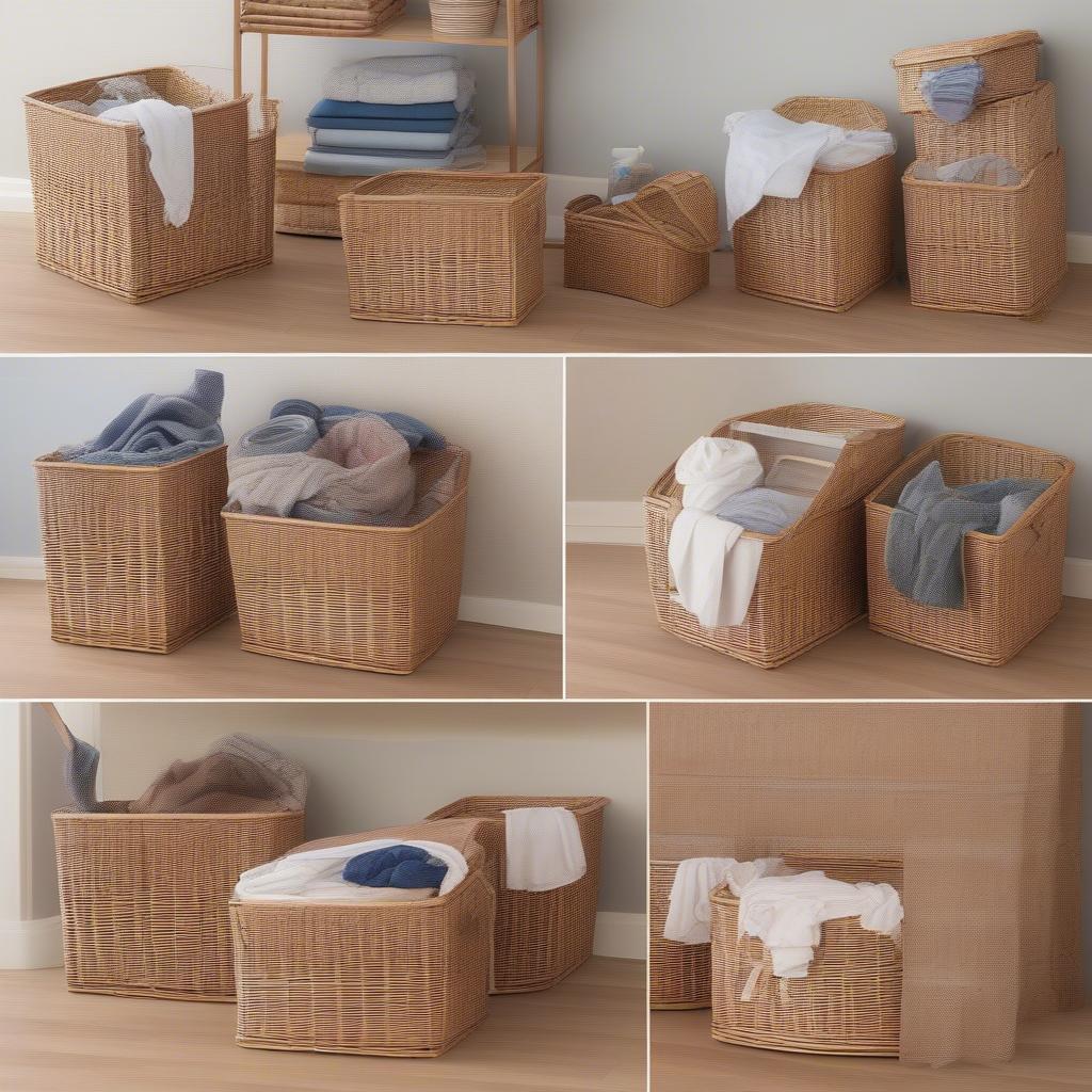 Maintaining Wicker Basket Storage Units