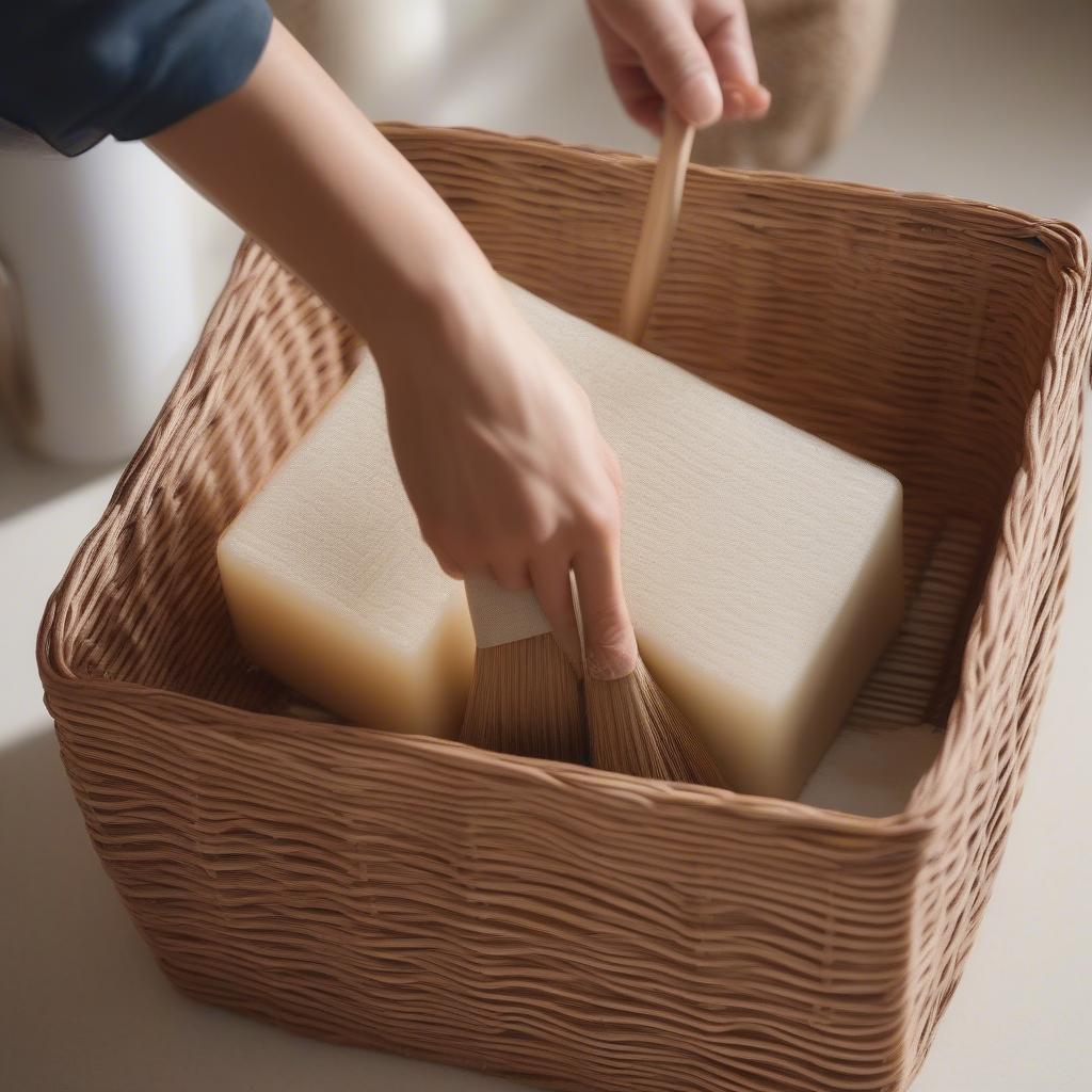 Cleaning Wicker Baskets