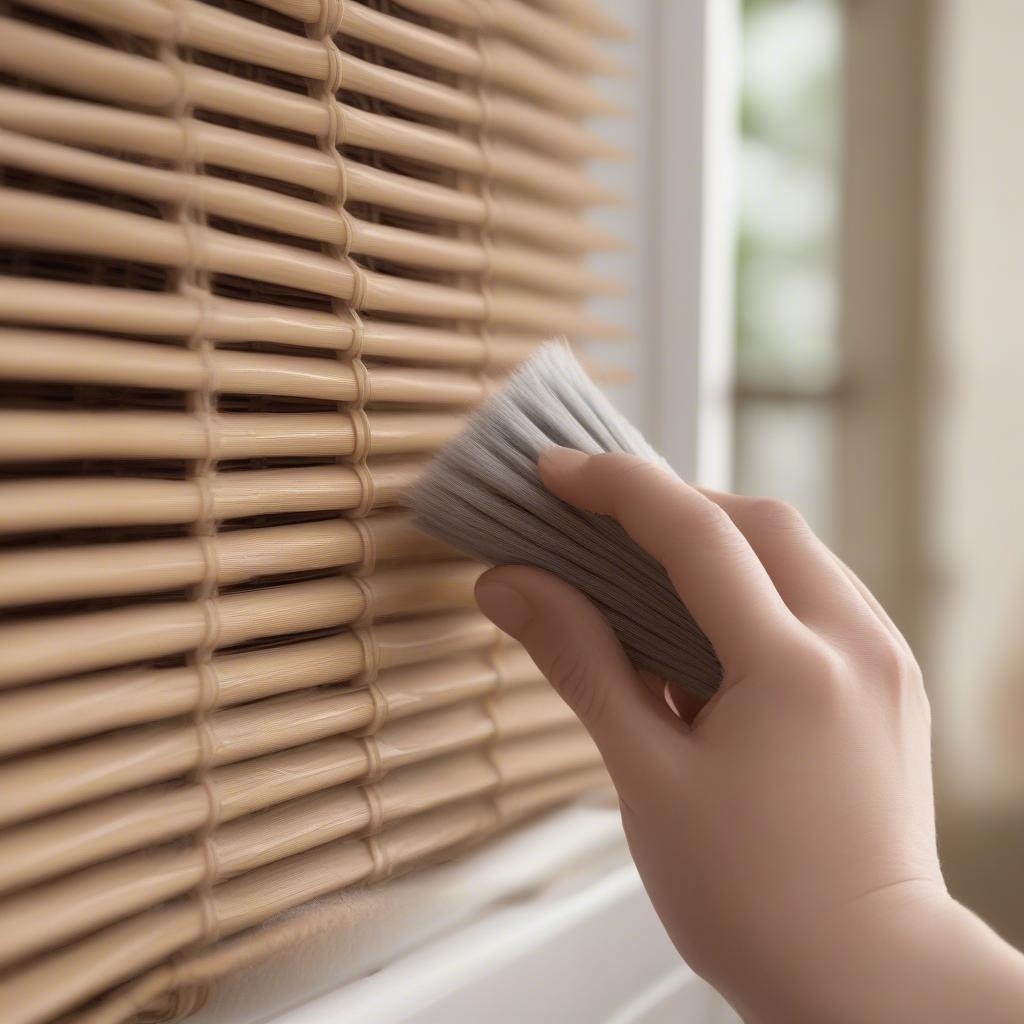 Cleaning and Maintaining Wicker Blinds