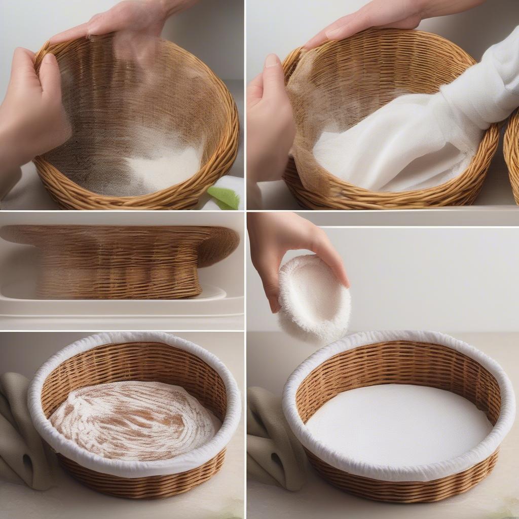 Cleaning a Wicker Casserole Dish Holder