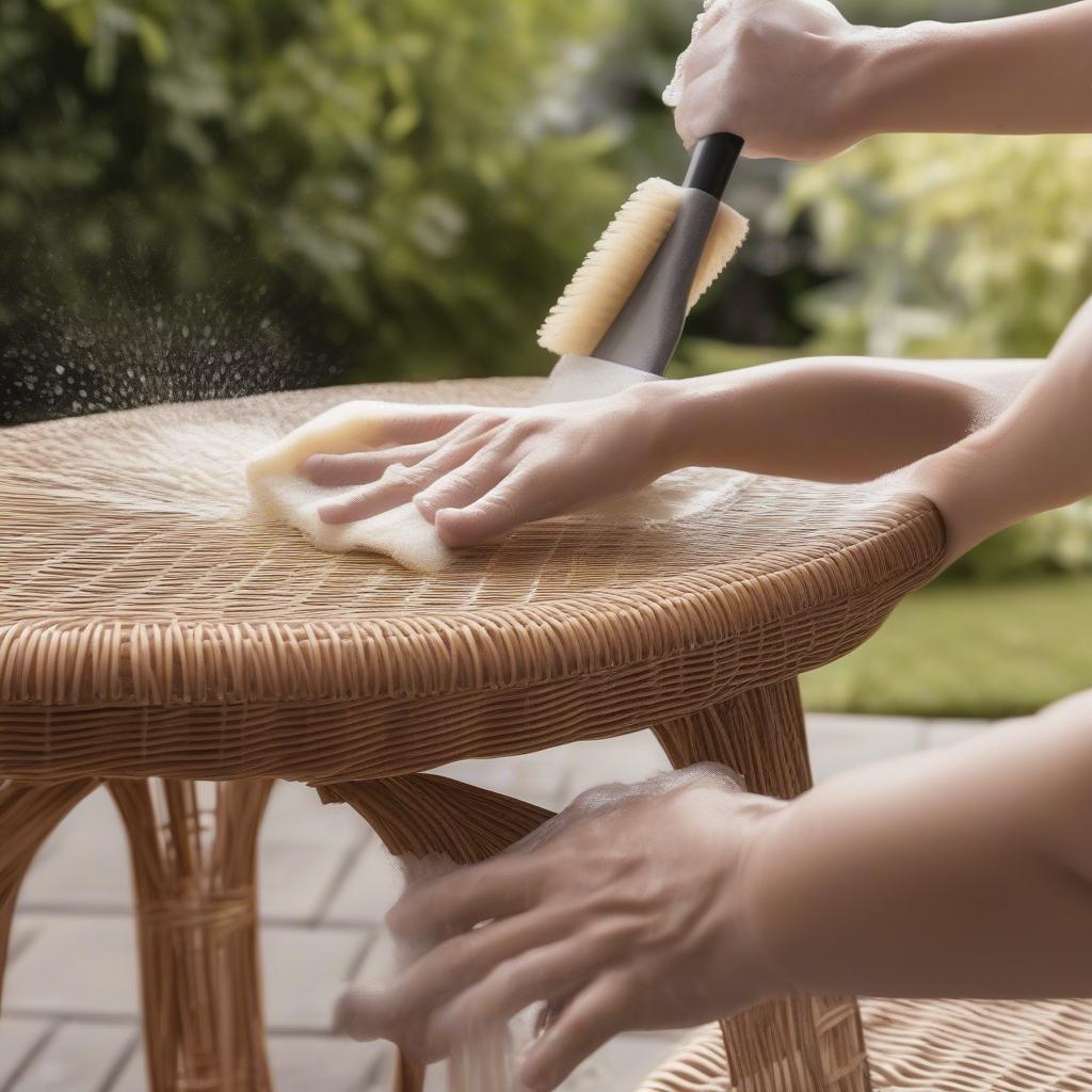 Cleaning Wicker Outdoor Furniture