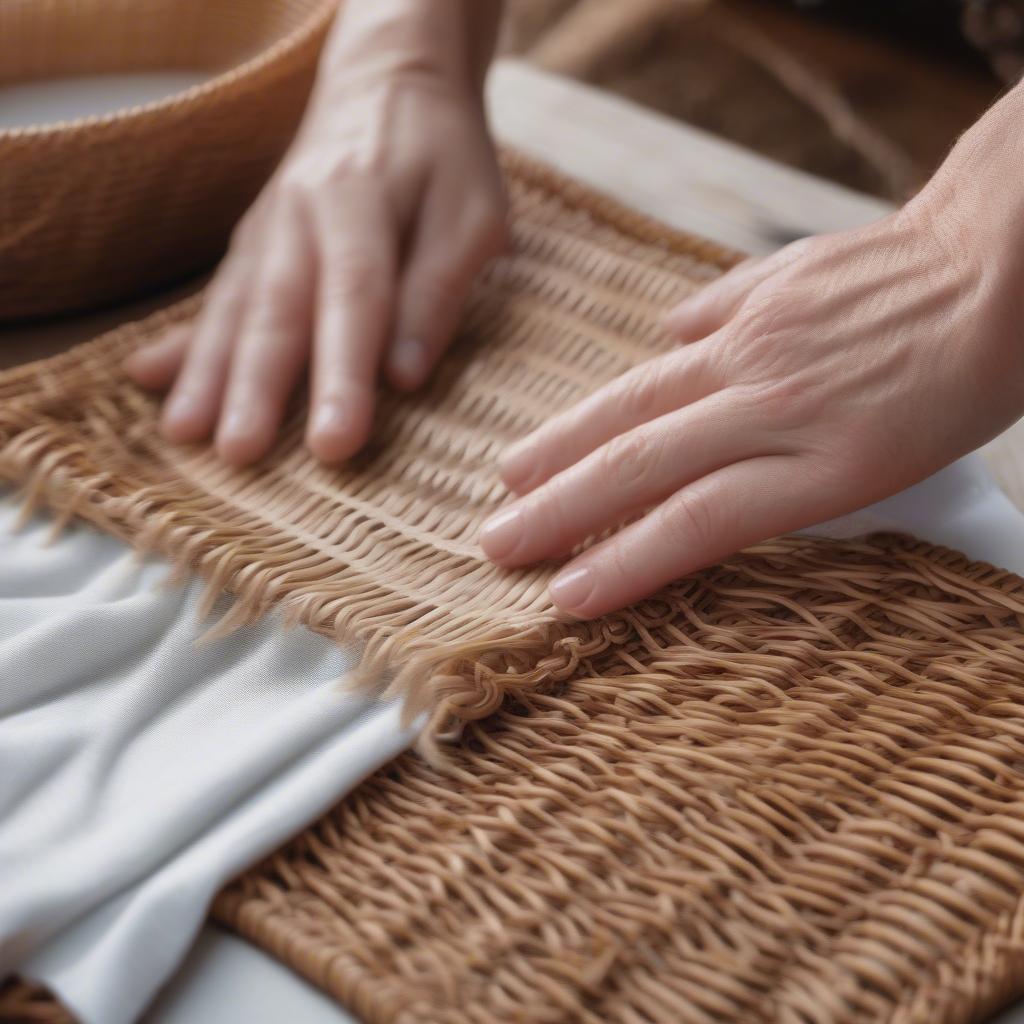 Cleaning Wicker Placemats