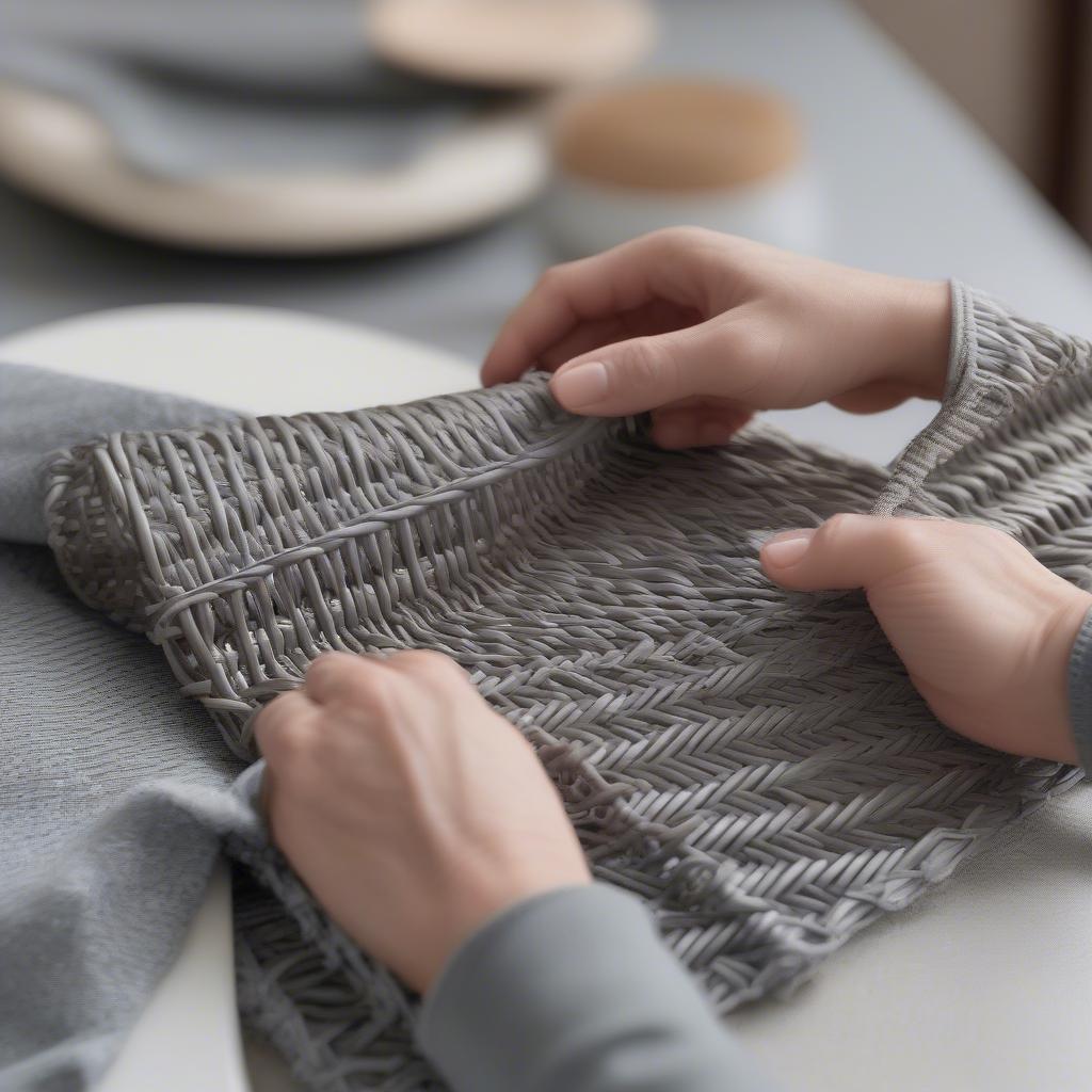 Cleaning Wicker Placemats