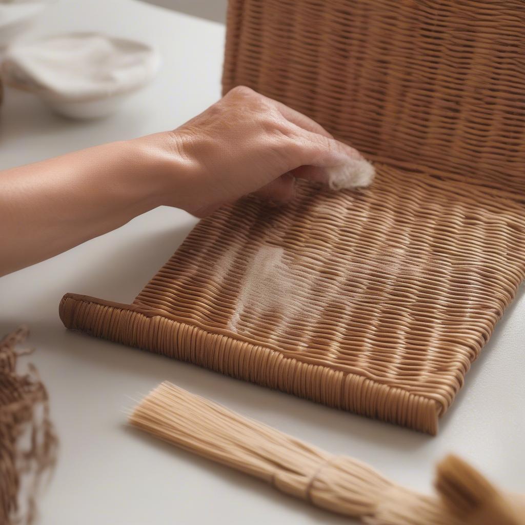 Cleaning Wicker Placemats and Case