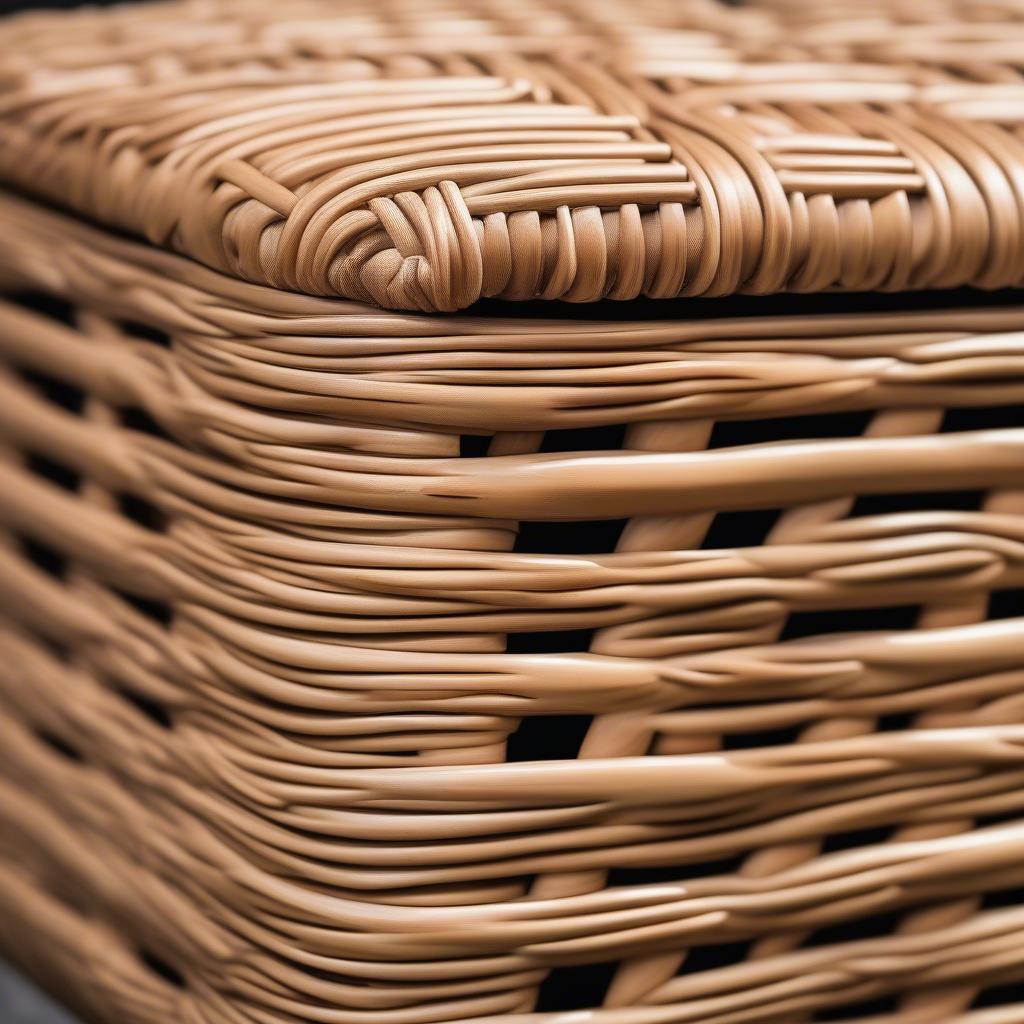 Close-up of Coral Coast Berea Wicker Weave