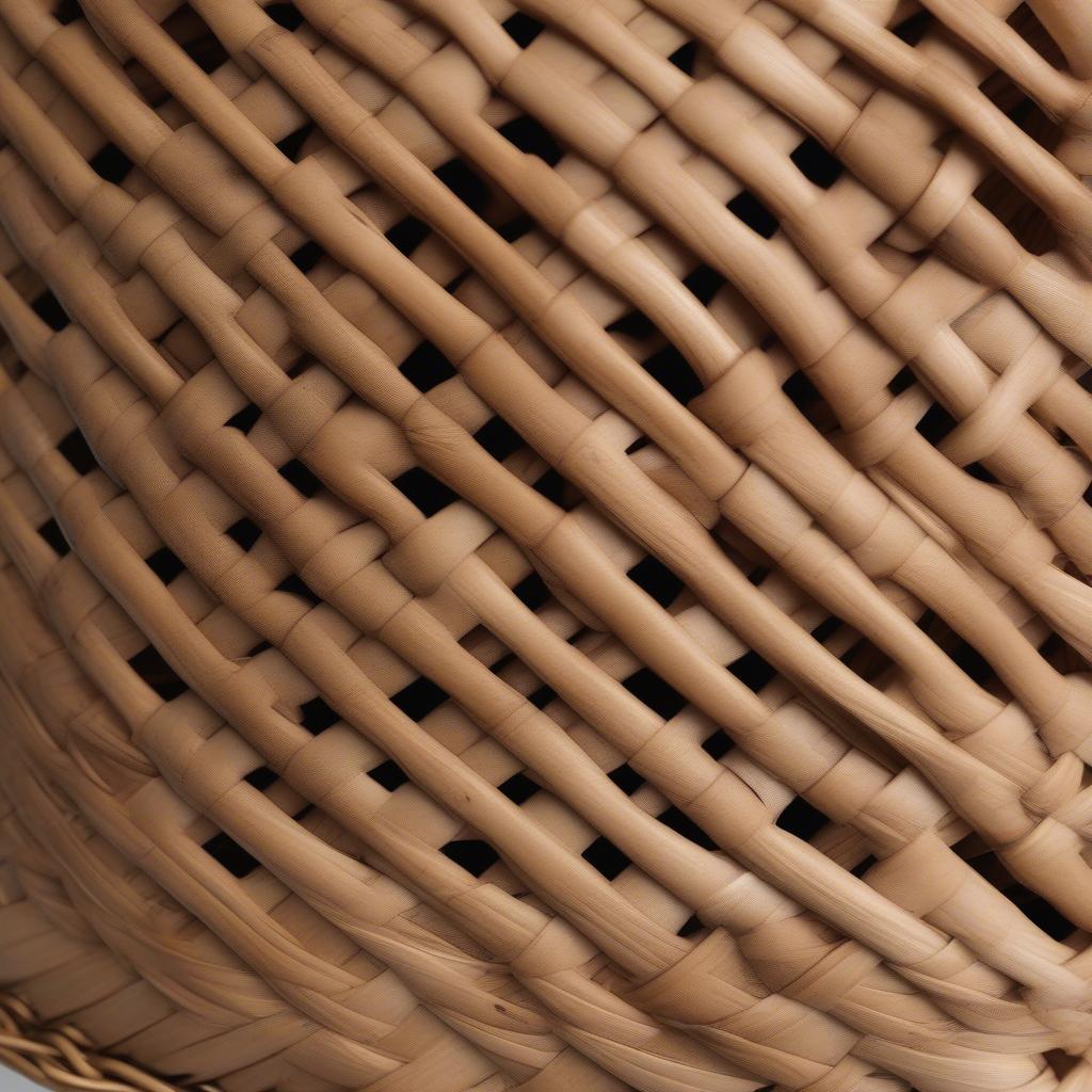 Close-up of Wicker Basket Weave