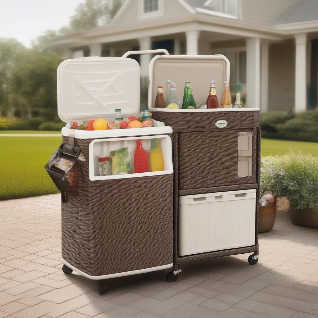 Comparing Suncast Cooler Carts to Other Brands