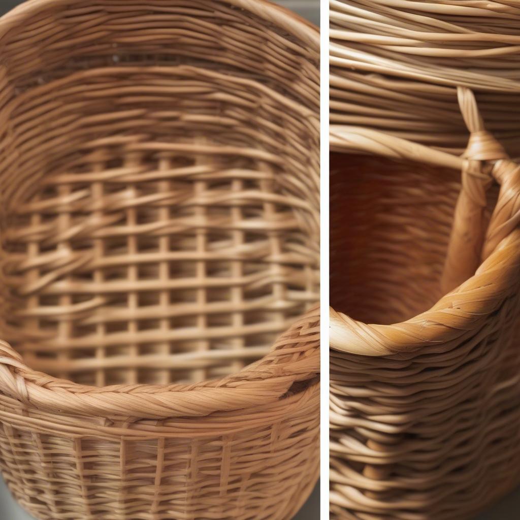 Comparing Wicker and Rattan Baskets