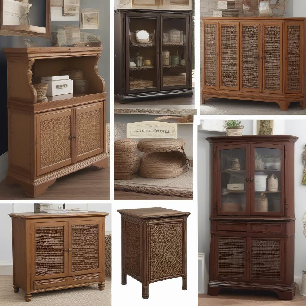 Shopping for a Corner Wicker Cabinet