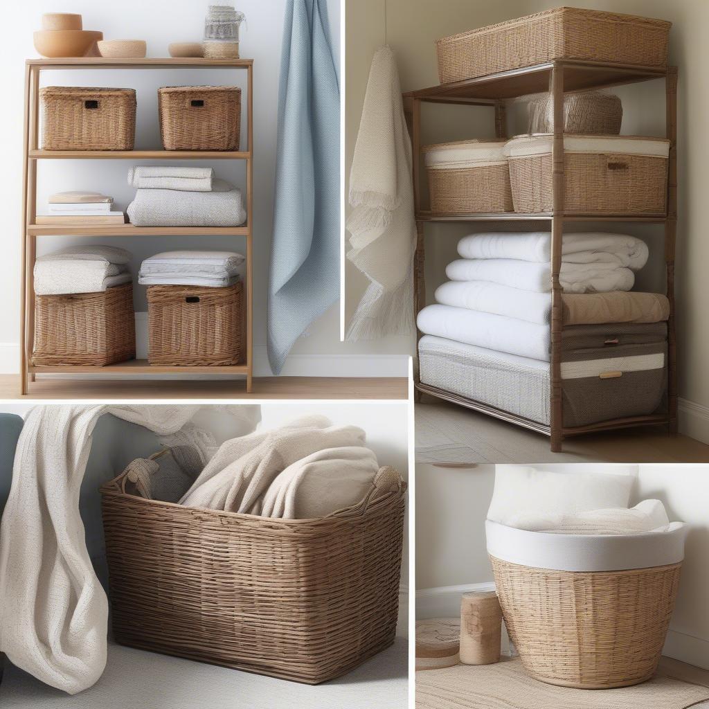 Creative Wicker Basket Storage Ideas