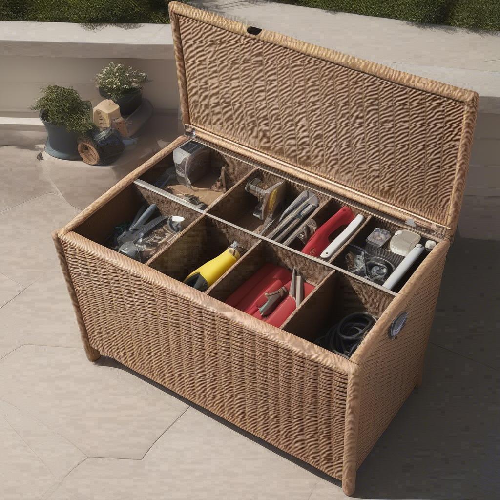 Crosley Outdoor Wicker Storage Components