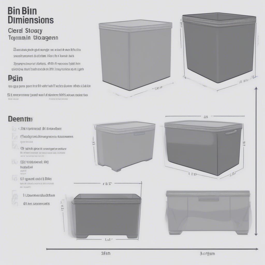 Diagram showing the dimensions of the Crosley Palm Harbor storage bin