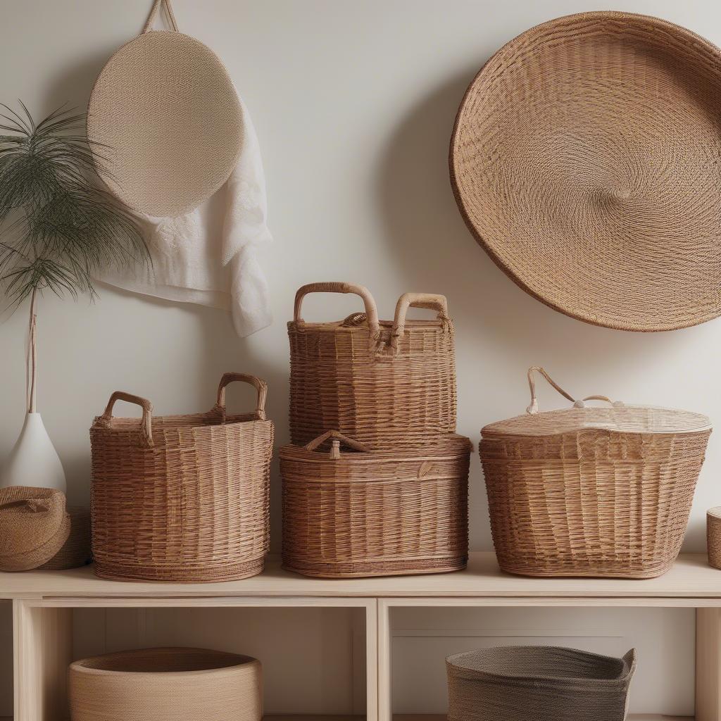 Decorating with Wicker Baskets