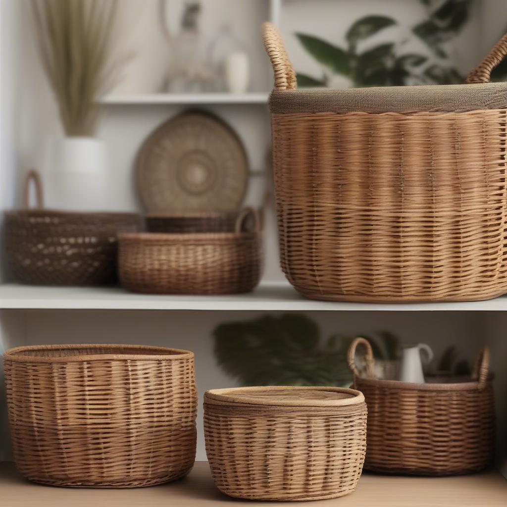 Different Types of Decorative Wicker Baskets