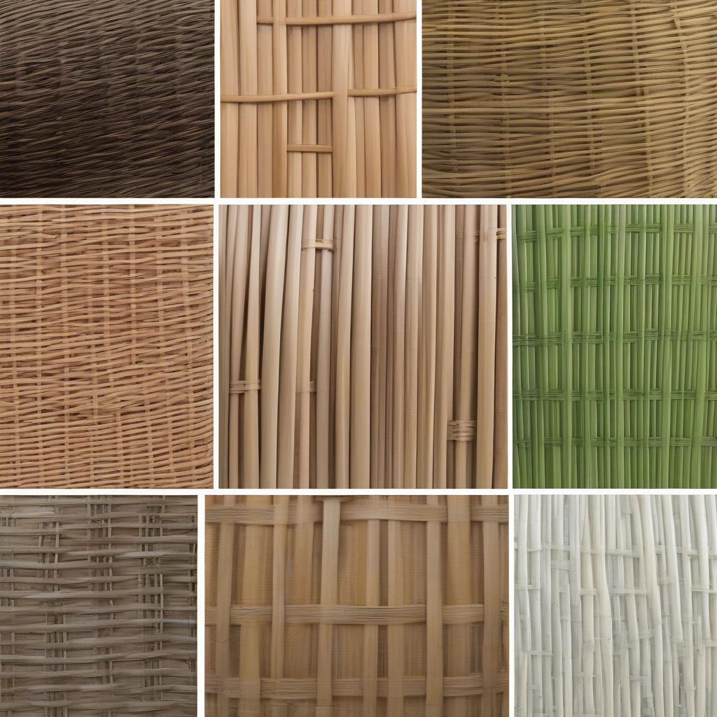 Different Types of Wicker Materials