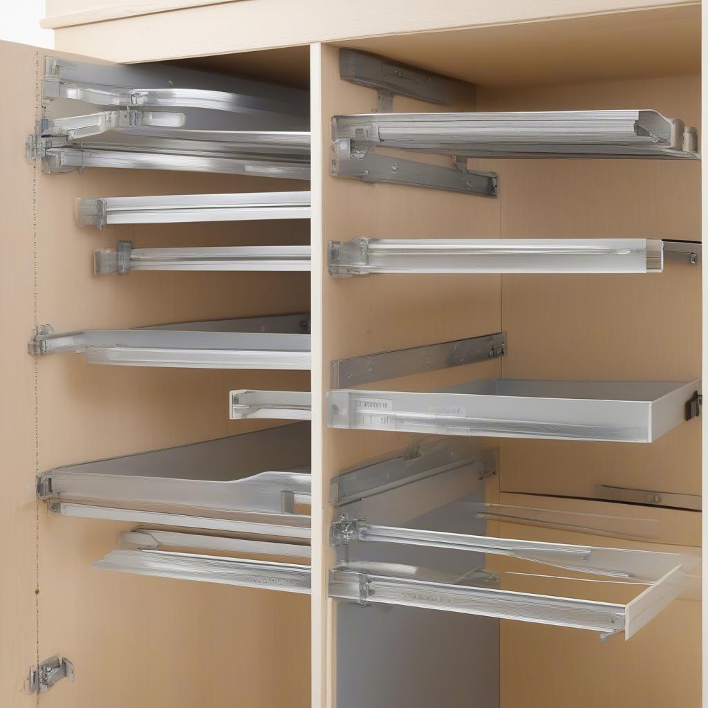 Various Wickes Cabinet Hanging Rail Options