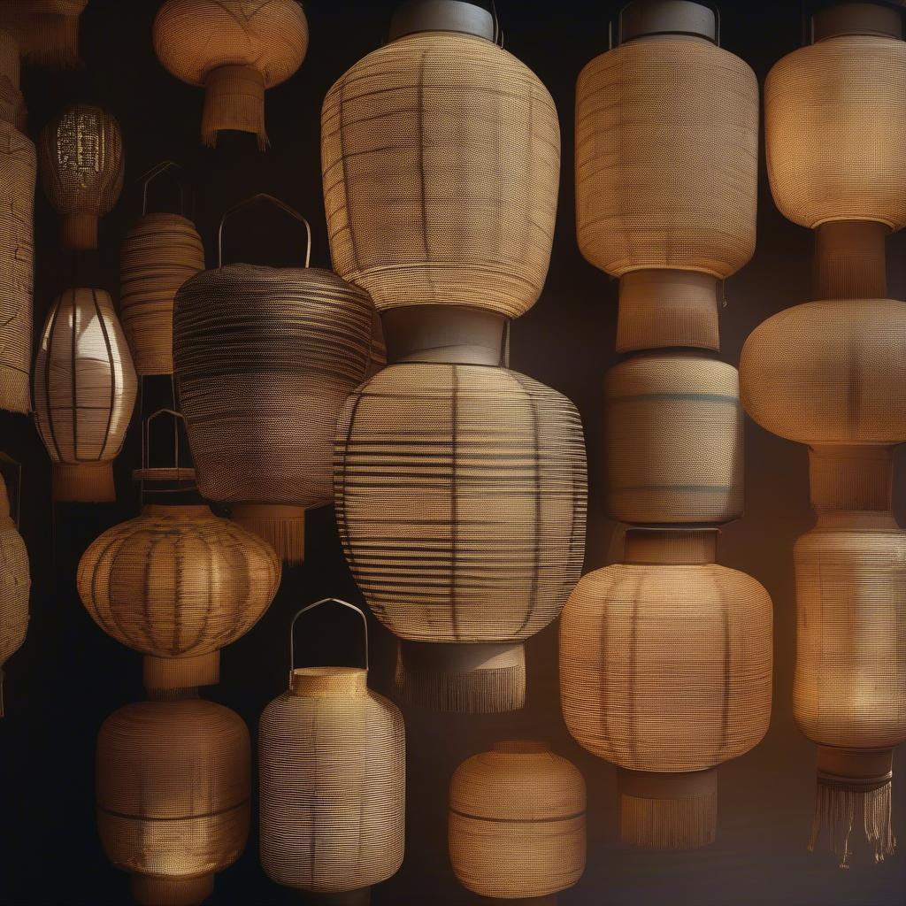 Different Weaves of Candle Lanterns