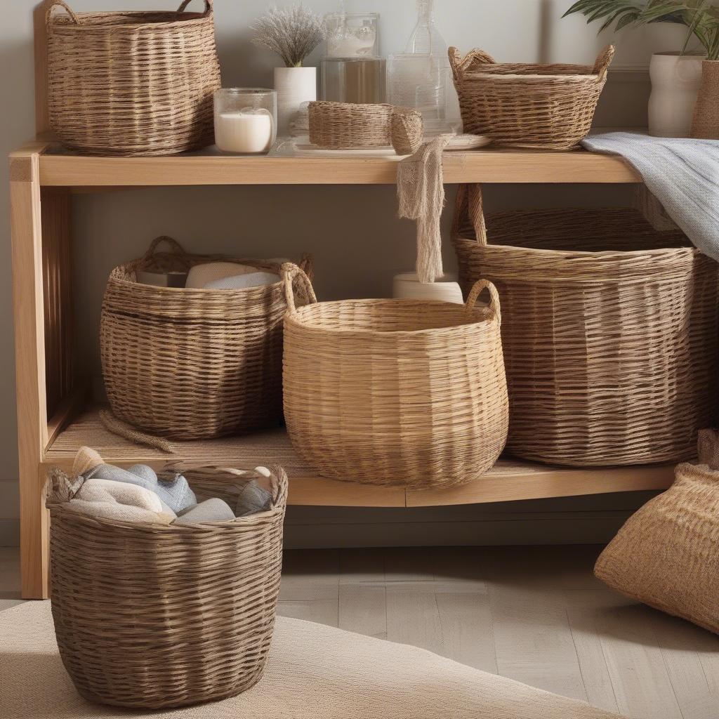 Open Wicker Baskets from Dunelm