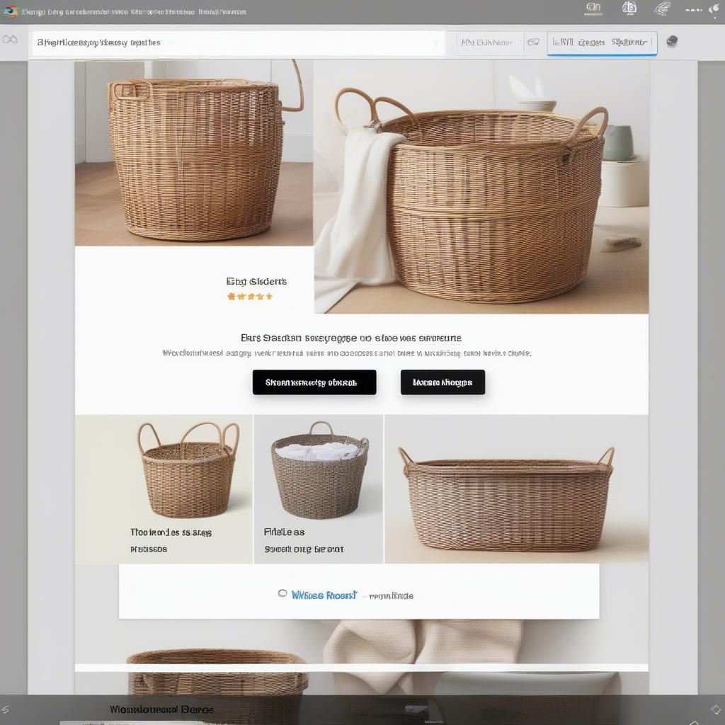 eBay Search Tips for Wicker Baskets