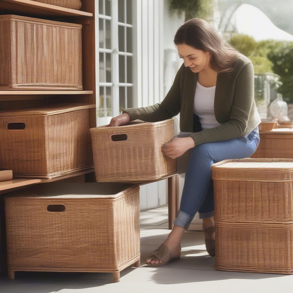 Searching for the Ideal Wicker Storage