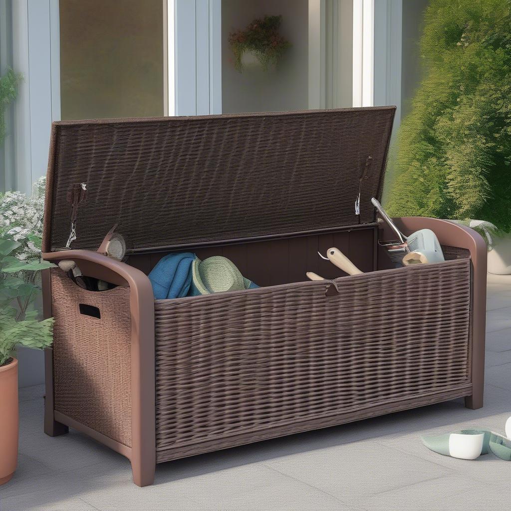 Giantex Wicker Storage Bench