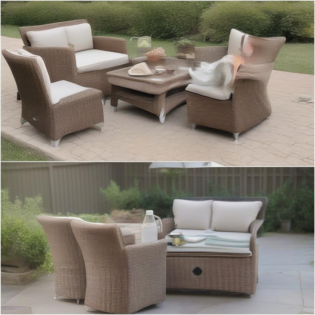 Tips for cleaning and maintaining your Holden wicker patio set