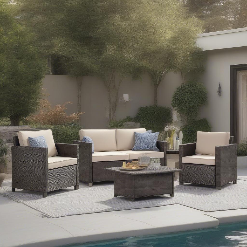 Choosing the right size and configuration for your Holden wicker patio set