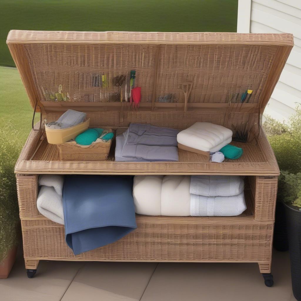 Organizing Your Outdoor Wicker Loveseat Storage