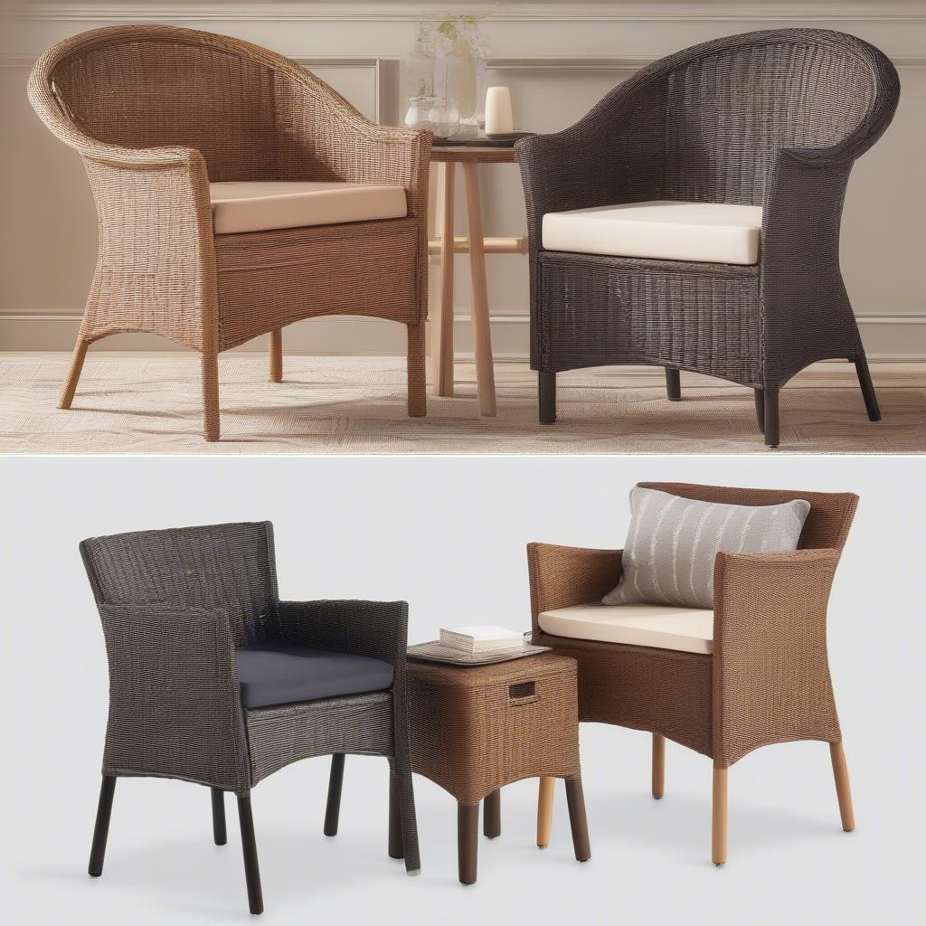 Various Styles of Home Depot Wicker Storage Chairs