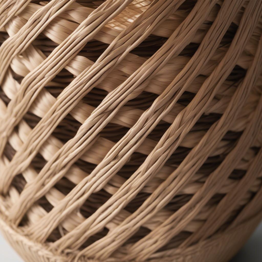 Close-up of Huntington Home Seagrass Basket Weave