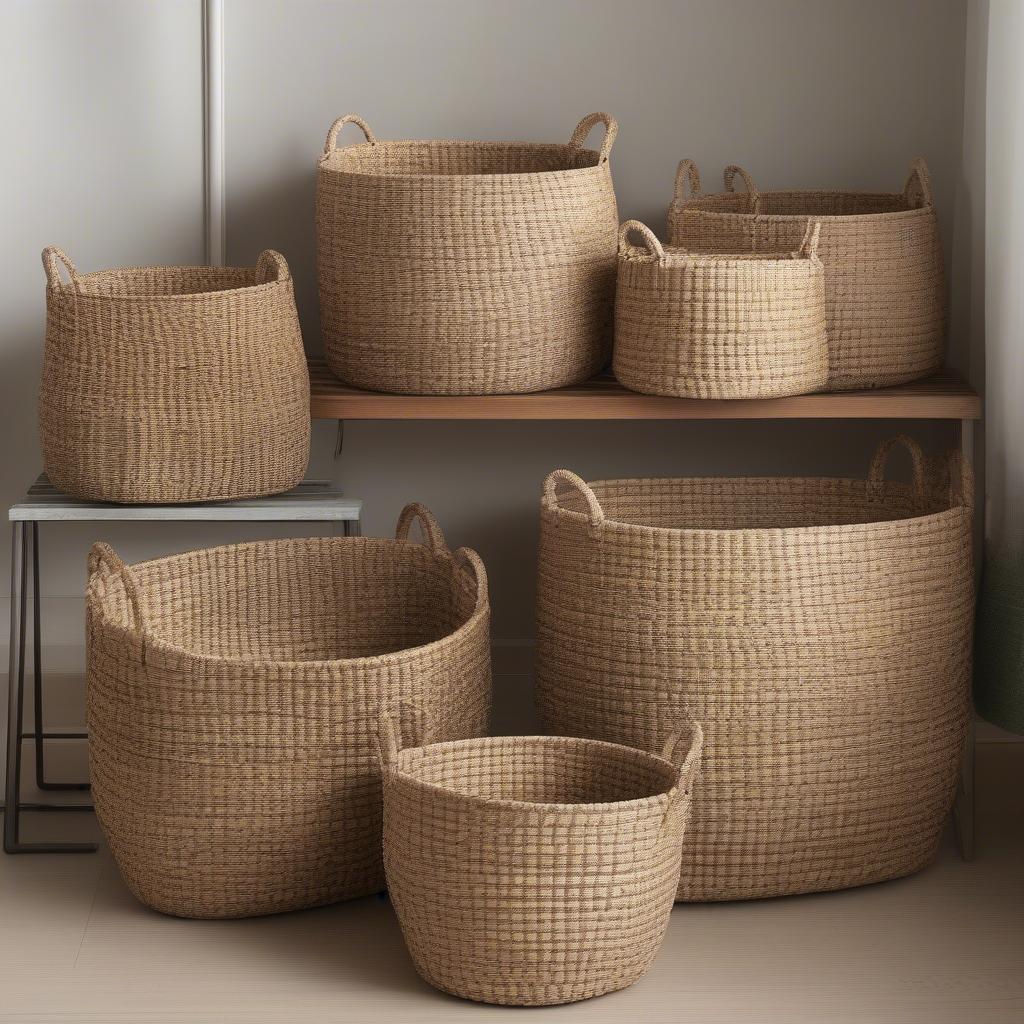 Huntington Home Seagrass Baskets in Various Sizes