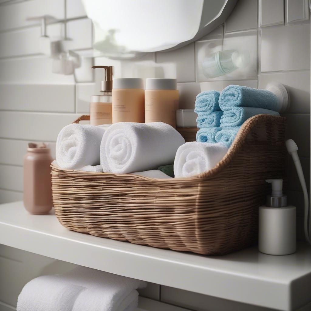 Ikea Risatorp Basket Bathroom Organization